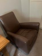 Leren fauteuil in nette staat, Ophalen, Gebruikt, 50 tot 75 cm, Leer