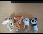 Hema Dieren Vingerpoppetjes - Konijn, Panda, Kat, Giraffe, Ophalen of Verzenden, Zo goed als nieuw