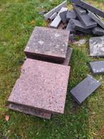Mooie roze betontegels terrazzo, Tuin en Terras, Tegels en Klinkers, Ophalen, Gebruikt, Beton, Terrastegels