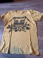 Mooi Metallica T-shirt, Ophalen, Gedragen, Maat 52/54 (L), Geel