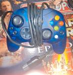 Originele Xbox Controller - Blauw, Spelcomputers en Games, Ophalen of Verzenden, Gebruikt, Met 1 controller, Crystal/doorzichtig
