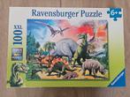 Dino puzzel 100 stukjes ravensburger zo goed als nieuw, Ophalen of Verzenden, Meer dan 50 stukjes, Zo goed als nieuw, 6 jaar of ouder