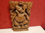 Houtsnijwerk uit India Genesha / Ganesh, Ophalen of Verzenden, Gebruikt, Religie