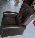 Leren Sta-op Stoel, Huis en Inrichting, Fauteuils, Ophalen, Gebruikt, 75 tot 100 cm, Modern