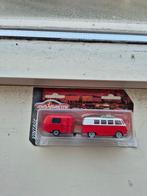 Majorette Volkswagen T1 Transporter met Eriba Puck caravan, Ophalen of Verzenden, Nieuw, Auto