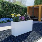 Stalen Plantenbak 230x40x80cm wit !!!OUTLET!!!, Tuin, Vierkant, Nieuw, Ophalen of Verzenden