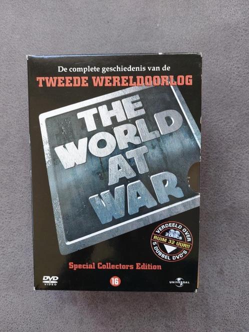 The World At War DVD box 5 dvd's WO2, Cd's en Dvd's, Dvd's | Documentaire en Educatief, Zo goed als nieuw, Oorlog of Misdaad, Boxset