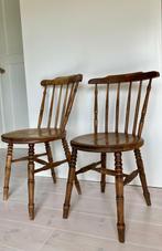 Antieke Franse eettafel stoelen (6stuks), Huis en Inrichting, Stoelen, Ophalen, Gebruikt, Bruin, Vijf, Zes of meer stoelen