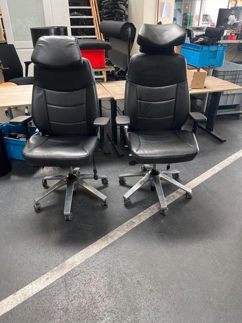 Svenstol Sitcomfort 24u Bureaustoel - Set van 2, Huis en Inrichting, Bureaustoelen, Gebruikt, Bureaustoel, Zwart, Ergonomisch