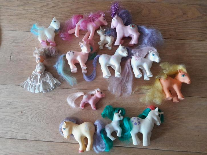 11 x my little pony G1 vintage jaren 80, Kinderen en Baby's, Speelgoed | My Little Pony, Gebruikt, Ophalen of Verzenden