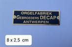 Draaiorgel plaatjes gebroeders Decap, Verzenden, Zo goed als nieuw