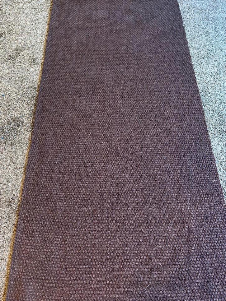 Kokosmat bruin met visgraat - 98,5 cm breed - NIEUW, Huis en Inrichting, Stoffering | Tapijten en Kleden, Zo goed als nieuw, 50 tot 100 cm