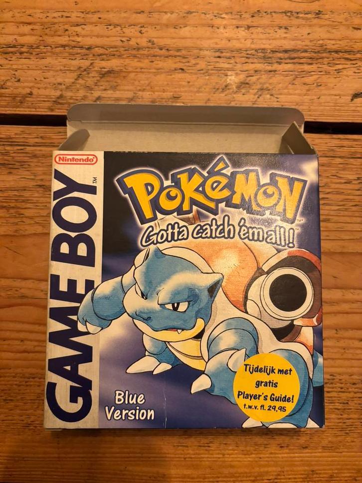 Pokémon Blue Game Boy - Compleet in Doos!, Spelcomputers en Games, Games | Nintendo Game Boy, Zo goed als nieuw, Role Playing Game (Rpg)