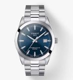 Tissot Gentleman Powermatic 80 Blauw - Nieuwstaat!, Sieraden, Tassen en Uiterlijk, Horloges | Heren, Overige merken, Staal, Staal
