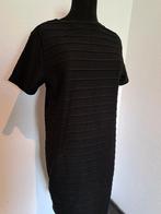 Zwart korter geribbelde jurk maat xl Basic style, Kleding | Dames, Ophalen of Verzenden, Zo goed als nieuw, Maat 46/48 (XL) of groter