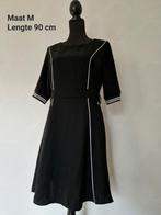 Zwart wit soepele stof jurk glamorous zwart wit maat M 38, Ophalen of Verzenden, Zo goed als nieuw, Maat 38/40 (M), Wit