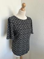 King Louie maat 42 zwart witte Ziggy top 2603, Kleding | Dames, Zwart, Maat 42/44 (L), Ophalen of Verzenden, Zo goed als nieuw