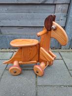 Leuke vintage grenen kangoeroe loopfiets (Tede), Kinderen en Baby's, Speelgoed | Buiten | Voertuigen en Loopfietsen, Ophalen of Verzenden