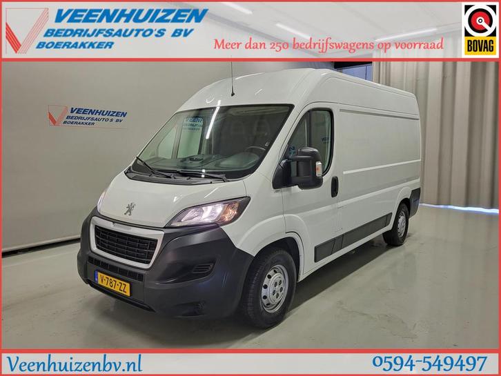 Peugeot Boxer 2.0BlueHDI 164pk L2/H2 Inrichting Euro 6!, Auto's, Bestelauto's, Bedrijf, Te koop, Achteruitrijcamera, Airconditioning