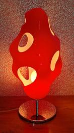 KDLN / Kundalini Bokka Tafellamp - Rood Glas, Ophalen, 50 tot 75 cm, Zo goed als nieuw, Glas