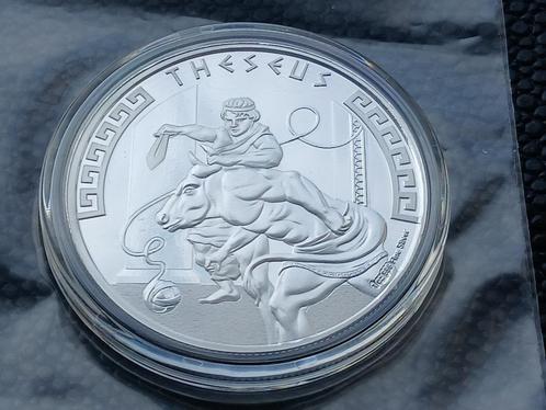 2024 Theseus&Minotaurus - Heroes of Greek Myth - 1 oz silver, Postzegels en Munten, Munten | Oceanië, Zilver, Ophalen of Verzenden