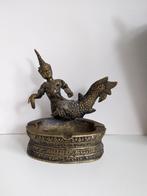 Oude Bronzen Brons Boeddha Boedah Shakyamoeni wierookbrander, Antiek en Kunst, Verzenden