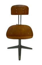 Vintage tekenstoel atelierstoel bureaustoel jaren 70 design, Huis en Inrichting, Vintage, Gebruikt, Vintage, Vintage