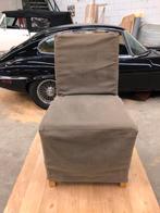 Twee eetkamerstoelen, met afneembare hoes, Ophalen of Verzenden, Zo goed als nieuw, Minder dan 75 cm