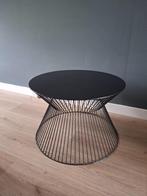Mooie bijzettafel, Minder dan 55 cm, Gebruikt, Metaal of Aluminium, Rond