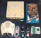 Sega Dreamcast,2 games,vmu, Gebruikt, Met games, Ophalen of Verzenden, Saturn of Dreamcast