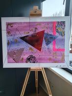 Abstract schilderij 80x60 cm, Ophalen