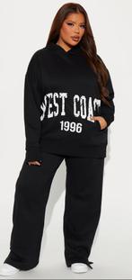 Two piece set Fashion Nova, Kleding | Dames, Zwart, Maat 46/48 (XL) of groter, Nieuw, Ophalen of Verzenden