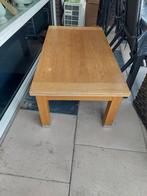 Eikenhouten salontafel, Ophalen, Gebruikt, 100 tot 150 cm, 50 tot 100 cm