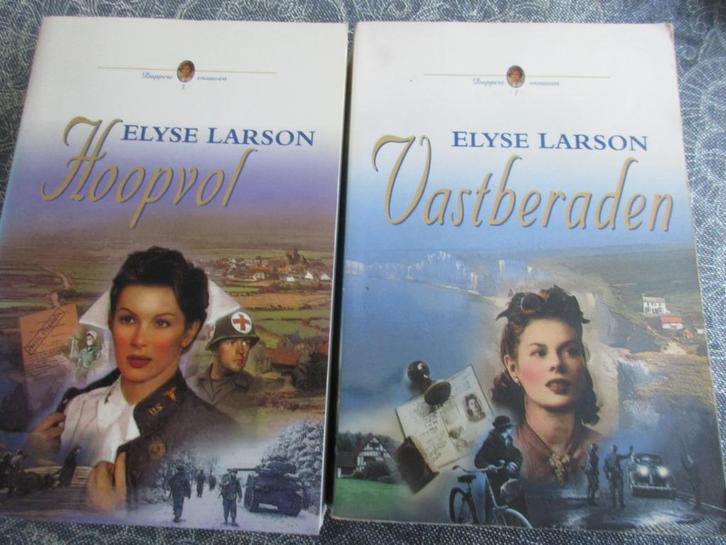 Elyse Larson - Hoopvol (dl 1 ) / Vastberaden (dl 2), Boeken, Romans, Gelezen, Ophalen of Verzenden