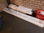 Wandplanken met plankendragers, Doe-het-zelf en Verbouw, Hout en Planken, Ophalen, Gebruikt, 50 mm of meer, Pallet