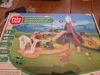 Playtive houten treinbaan dino met vulkaan, jurassic rails, Ophalen of Verzenden, Zo goed als nieuw, Handmatig, Overige merken