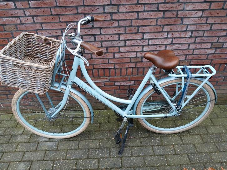 Batavus Diva Damesfiets met Mand, Fietsen en Brommers, Fietsen | Dames | Damesfietsen, Gebruikt, Batavus, (Extra) lage instap