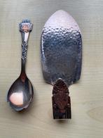 Zilveren lepeltje en gebaksschepje “Avro” 1936, Ophalen of Verzenden