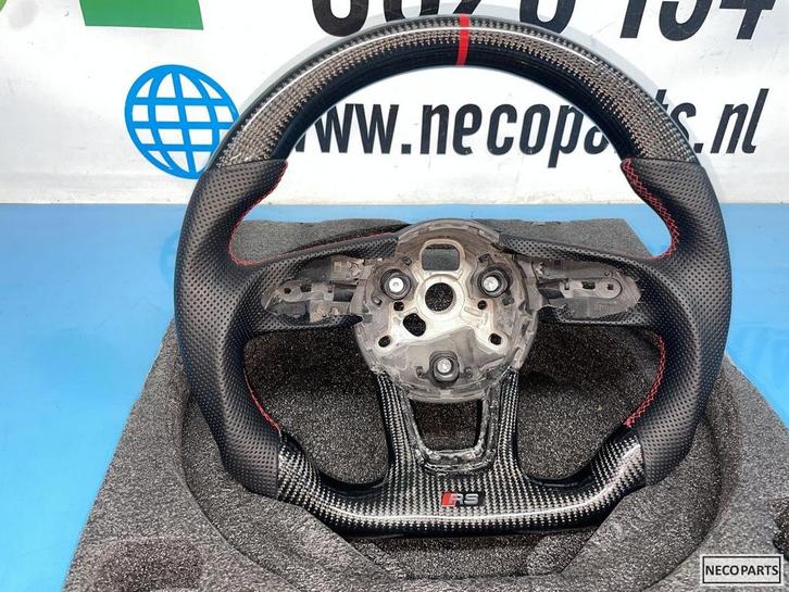 AUDI A3 8V A4 8W A5 B9 RS3 RS4 RS5 CARBON STUUR STUURWIEL, Auto-onderdelen, Besturing, Audi, Gebruikt, Ophalen of Verzenden