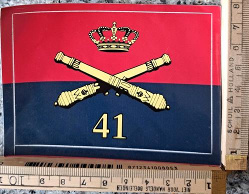 Sticker 41ste artillerie uitgedeeld tijdens de Nijmegense, Verzamelen, Stickers, Zo goed als nieuw, Overige typen, Ophalen of Verzenden