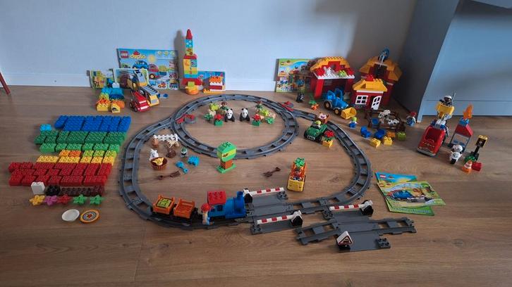 Grote hoeveelheid Duplo zgan, Kinderen en Baby's, Speelgoed | Duplo en Lego, Zo goed als nieuw, Duplo, Ophalen of Verzenden