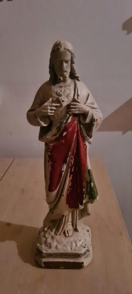 H. Beeld Jezus Christus. Hoogte 41 cm., Antiek en Kunst, Antiek | Religie, Ophalen of Verzenden