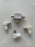 Nieuwe Astro T-splitter tv HF-TV en toebehoren, Ophalen of Verzenden, Zo goed als nieuw, Minder dan 2 meter, Coaxiale kabel