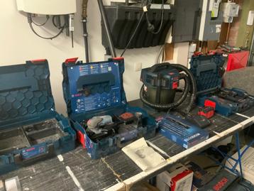 Leuke Bosch allround set 10,8/12/18 volt….  beschikbaar voor biedingen