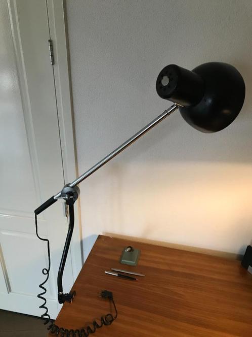 Vintage Bureaulamp., Huis en Inrichting, Lampen | Tafellampen, Gebruikt, 50 tot 75 cm, Metaal, Ophalen of Verzenden