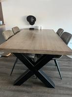 Eettafel, Huis en Inrichting, Tafels | Eettafels, 50 tot 100 cm, 150 tot 200 cm, Gebruikt, Ophalen