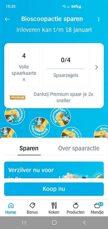 Albert Heijn bioscoop actie beschikbaar voor biedingen