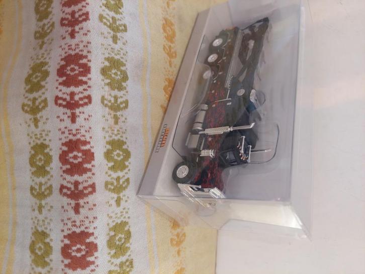 045 brekina 86278 peterbilt 359 takelwagen 1:87 truck zwart, Hobby en Vrije tijd, Modelauto's | 1:87, Nieuw, Bus of Vrachtwagen