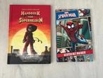 Set 2 boeken ; Handboek voor superhelden, marvel spiderman, Ophalen of Verzenden, Zo goed als nieuw