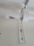 Dubbele gordijn roede rails Ikea Racka, Hughad 120-210cm, Ophalen, 100 tot 150 cm, 200 cm of meer, Wit